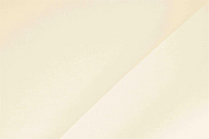 Tessuto Microfibra Crêpe Bianco Panna in Poliestere per Abbigliamento TC000457