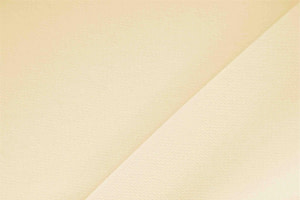Tessuto Microfibra Crêpe Beige Crema in Poliestere per Abbigliamento TC000458