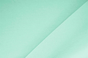 Tessuto Microfibra Crêpe Verde Menta in Poliestere per Abbigliamento TC000477