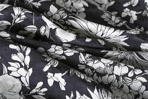 Flowers Print Apparel Fabric ST000112