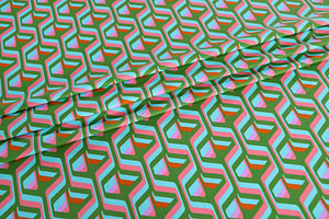 Geometric Print Apparel Fabric ST000590