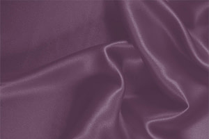 Tissu Couture Crêpe Satin Violet aubergine en Soie
