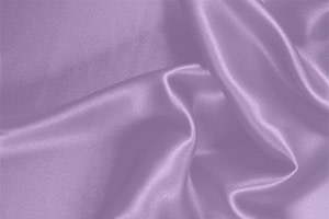 Lilac Purple Silk Crêpe Satin Apparel Fabric