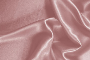 Tissu Couture Crêpe Satin Rose blush en Soie
