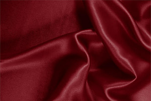 Burgundy Purple Silk Crêpe Satin Apparel Fabric