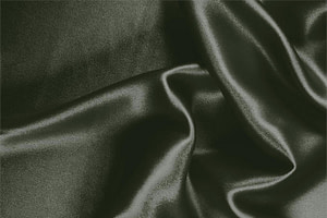 Forest Green Silk Crêpe Satin Apparel Fabric