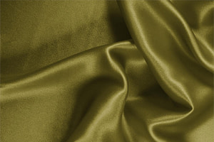 Tissu Couture Crêpe Satin Vert feuille en Soie