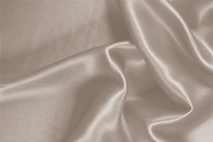 Beige Silk Crêpe Satin Apparel Fabric UN000143