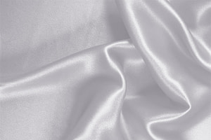 Silver Silk Crêpe Satin Apparel Fabric UN000147