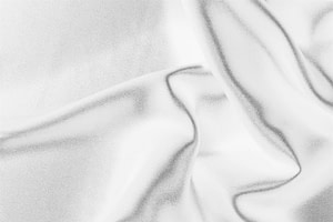 Tessuto Raso Stretch Bianco Ottico in seta per abbigliamento