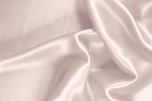 Tessuto Raso Stretch Rosa Cipria in Seta, Stretch per Abbigliamento UN000622