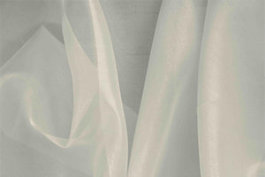 Tissu Organza Gris marbre en Soie pour vêtements