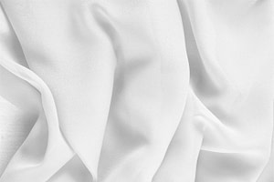 Optical White Silk Georgette Apparel Fabric