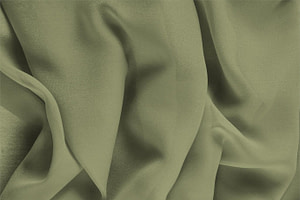 Olive Green Silk Georgette Apparel Fabric