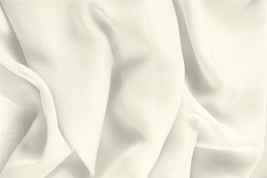 Ivory White Silk Georgette Apparel Fabric