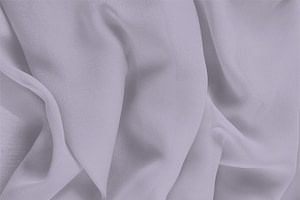 Pewter Silver Silk Georgette Apparel Fabric