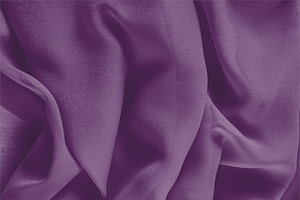 Aubergine Purple Silk Georgette fabric for dressmaking
