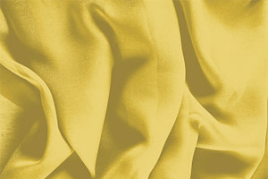 Oil Yellow Silk Georgette Apparel Fabric