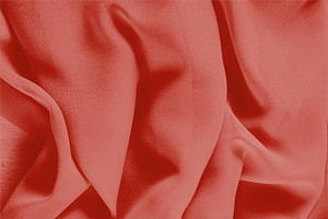 Orange Silk Georgette Apparel Fabric UN000426