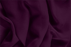 Plum Purple Silk Georgette Apparel Fabric