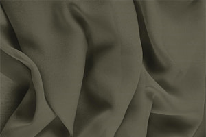 Army Green Silk Georgette fabric for dressmaking