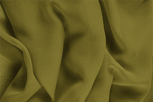 Leaf Green Silk Georgette Apparel Fabric