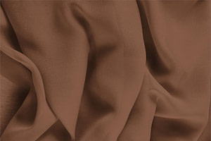 Walnut Brown Silk Georgette Apparel Fabric