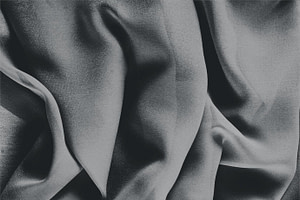 Anthracite Gray Silk Georgette Apparel Fabric
