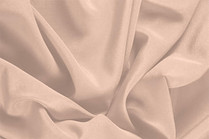 Peach Pink Silk Crêpe de Chine fabric for dressmaking