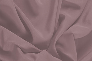 Tessuto Crêpe de Chine Rosa Rosato in Seta per abbigliamento