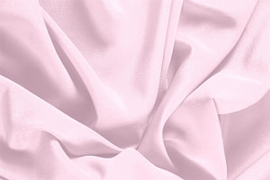 Tissu Couture Crêpe de Chine Rose bébé en Soie UN000340