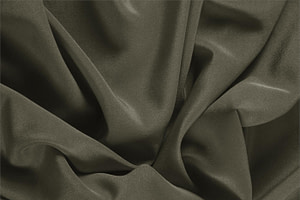 Green Silk Crêpe de Chine Apparel Fabric UN000396