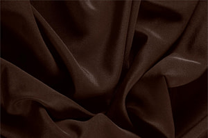 Brown Silk Crêpe de Chine Apparel Fabric UN000351
