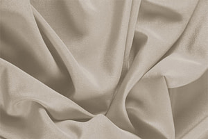 Beige Silk Crêpe de Chine Apparel Fabric UN000332