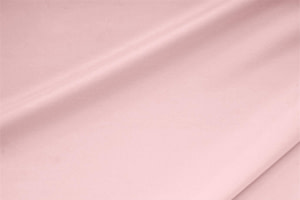 Tessuto Crêpe de Chine Stretch Rosa Confetto in Seta, Stretch per abbigliamento