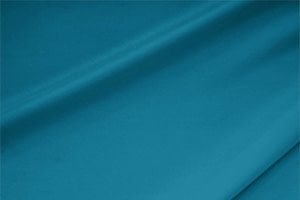 Tessuto Crêpe de Chine Stretch Blu Cenere in Seta, Stretch per abbigliamento