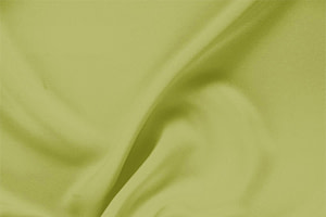 Tessuto Drap Verde Acido in Seta per Abbigliamento UN000753
