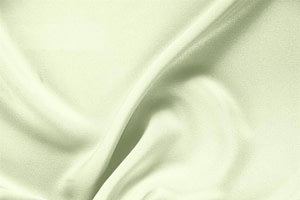 Tessuto Drap Verde Mela in Seta per Abbigliamento UN000751