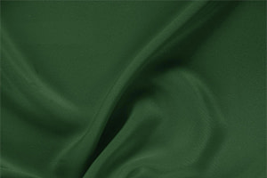 Tessuto Drap Verde Abete in Seta per Abbigliamento UN000749