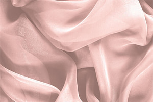 Peach Pink Silk Chiffon Apparel Fabric