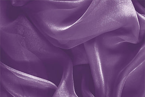 Aubergine Purple Silk Chiffon Apparel Fabric