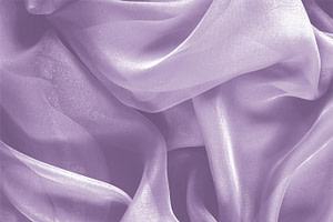 Tissu Chiffon Violet lilas en Soie pour vêtements