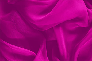 Cyclamen fuchsia silk chiffon ady fabric for dressmaking