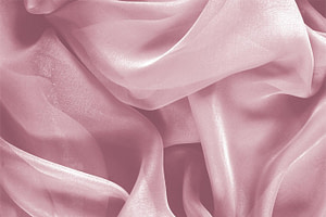 Pink Silk Chiffon Apparel Fabric UN000507