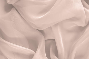 Powder Pink Silk Chiffon Apparel Fabric
