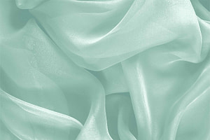 Green Silk Chiffon Apparel Fabric UN000566