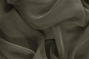 Green Silk Chiffon Apparel Fabric UN000558