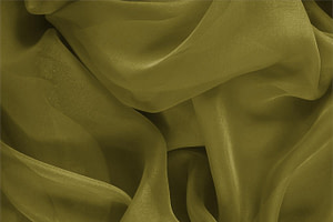 Green Silk Chiffon Apparel Fabric UN000550