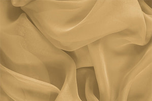 Biscuit Beige Silk Chiffon fabric for dressmaking