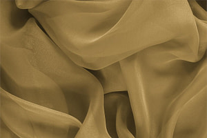 Honey Brown Silk Chiffon Apparel Fabric
